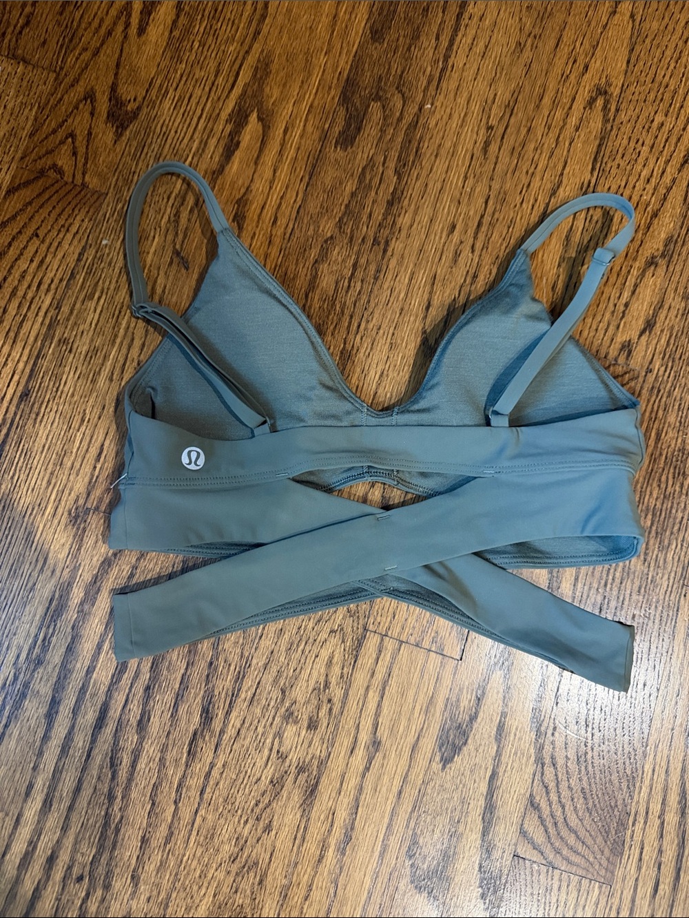lululemon athletica Sage Green Cross-Back Sports Bra